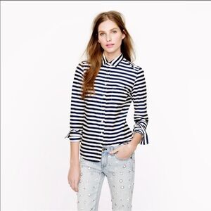 J. Crew Lightweight Boy Shirt in Stripe‎